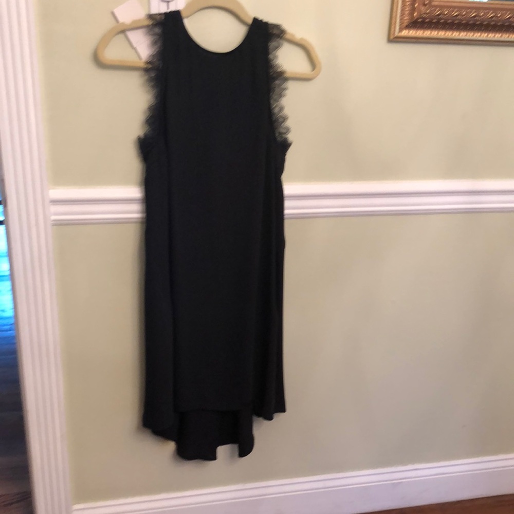 H & M little black dress with lace detail